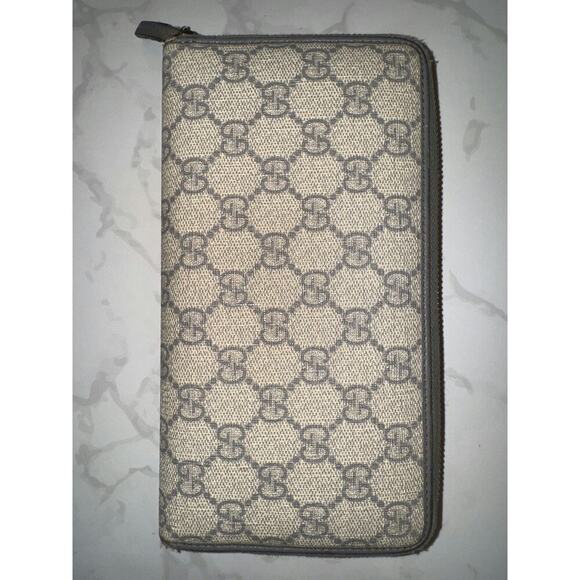 Gucci GG Supreme Long Wallet - Good Condition - Picture 1 of 8